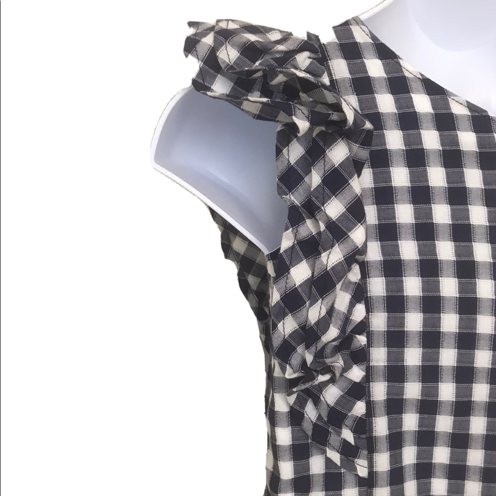 Nautica Girl Dress Size 5 Blue White Checkered - Picture 6 of 8
